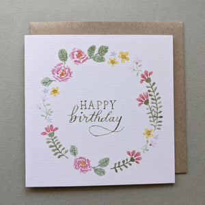 Birthday Wreath Card