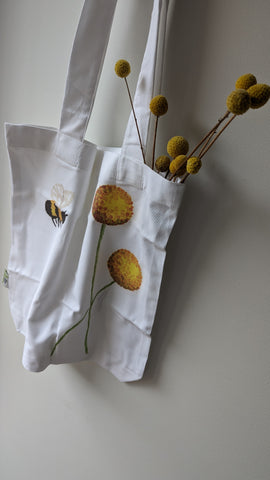 Organic Cotton Tote Bag - Billy Buttons