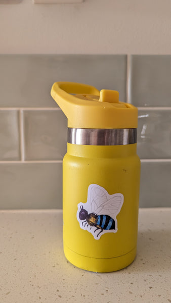 Blue Banded Bee Sticker