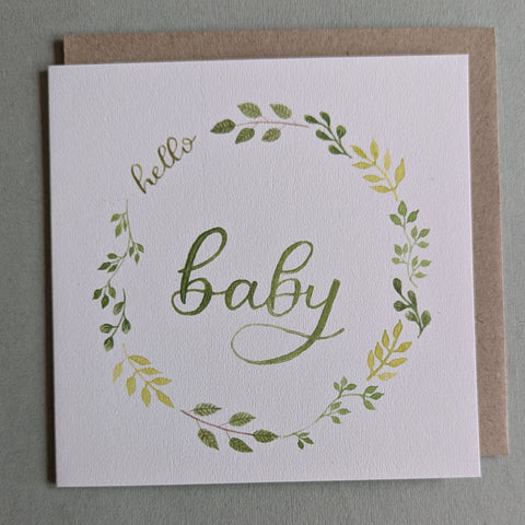 Hello Baby card