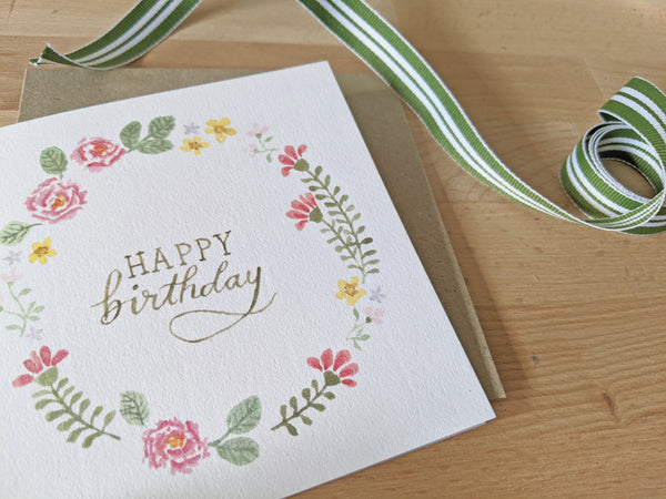 Birthday Wreath Card