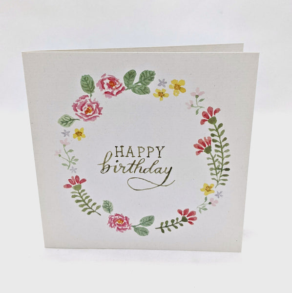 Birthday Wreath Card