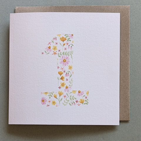 Floral 1 Birthday Card