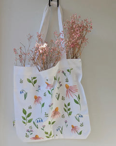 Organic Cotton Tote - Spring Flowers