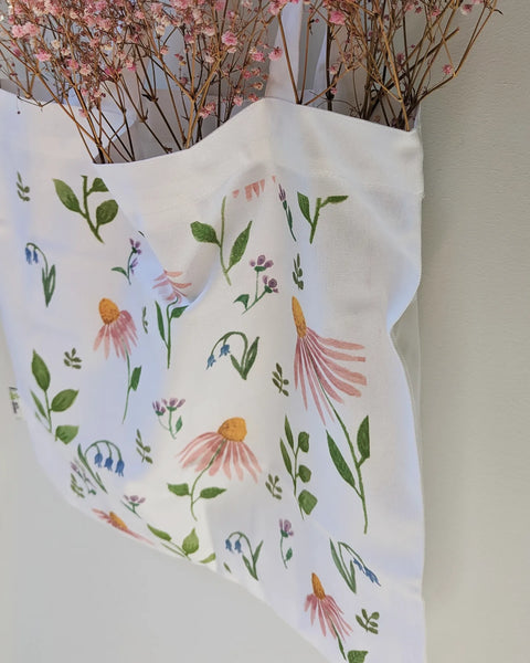 Organic Cotton Tote - Spring Flowers